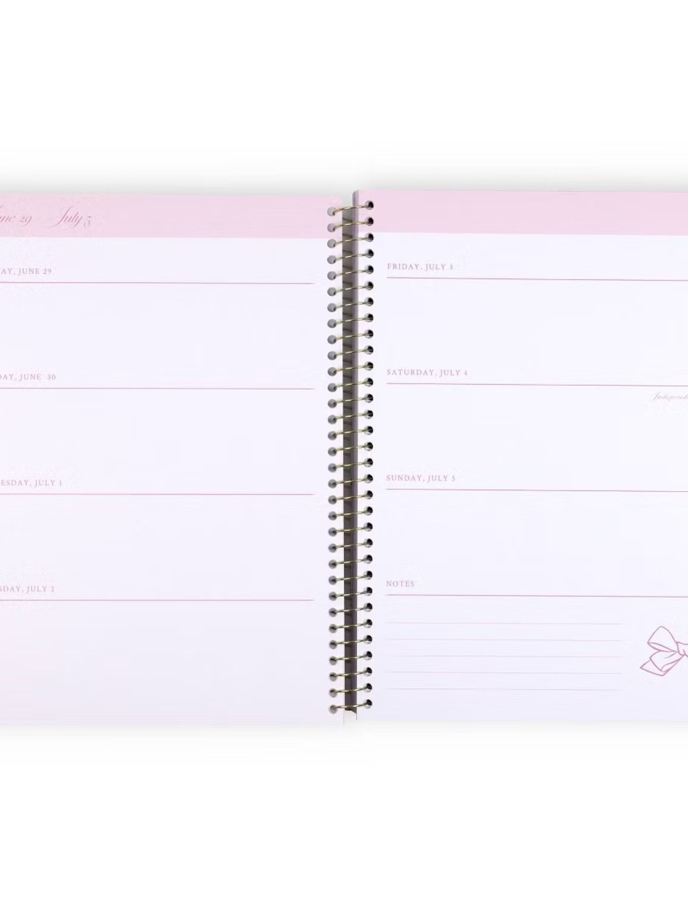 💙🎯 LoveShackFancy x Target - Yoobi Weekly Planner Whisper Blue - Picture 7 of 7